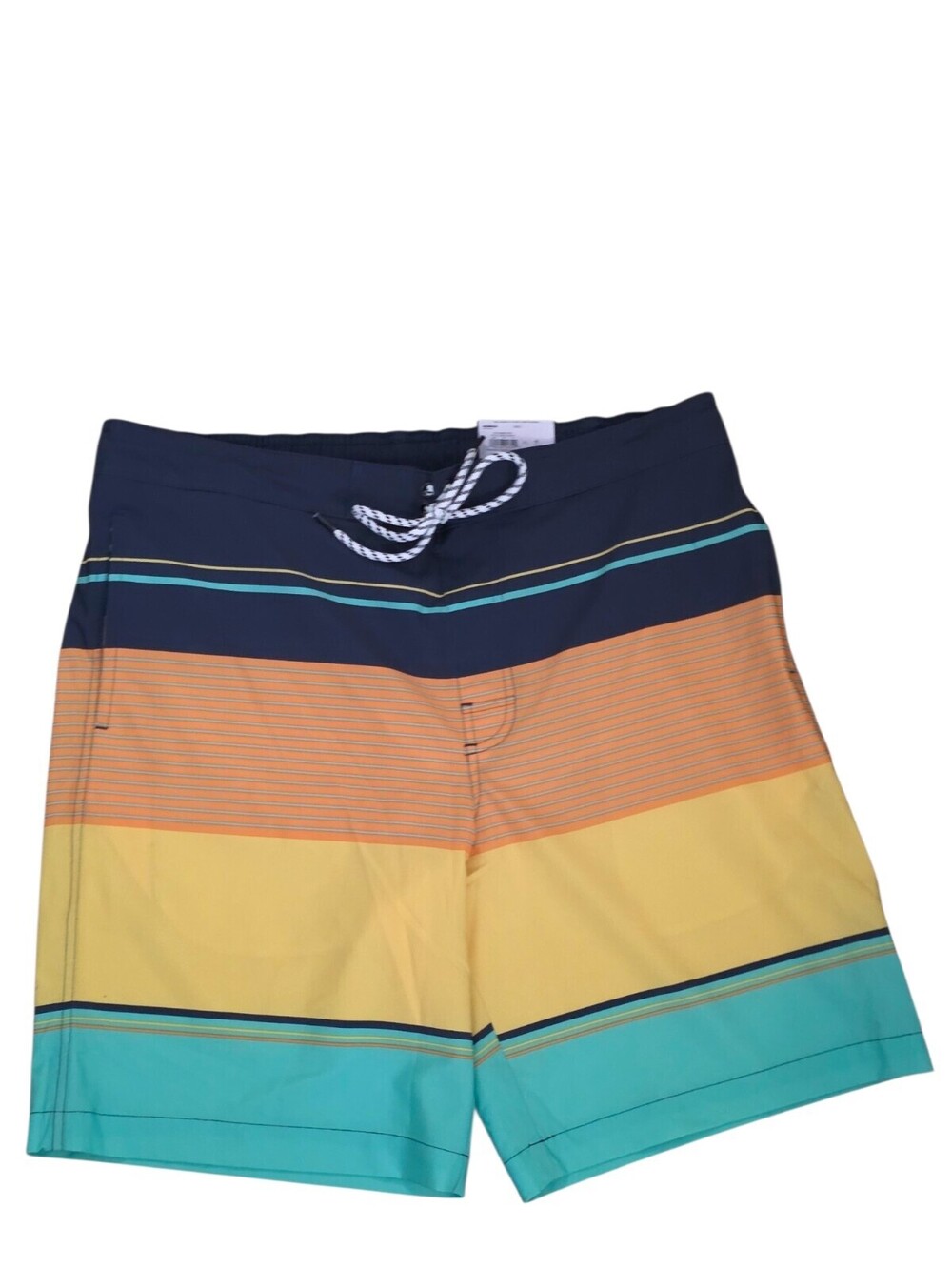 NWT Sonoma Board Shorts Large Colorblock Swim Trunks Beach Surf Flexwear 9"